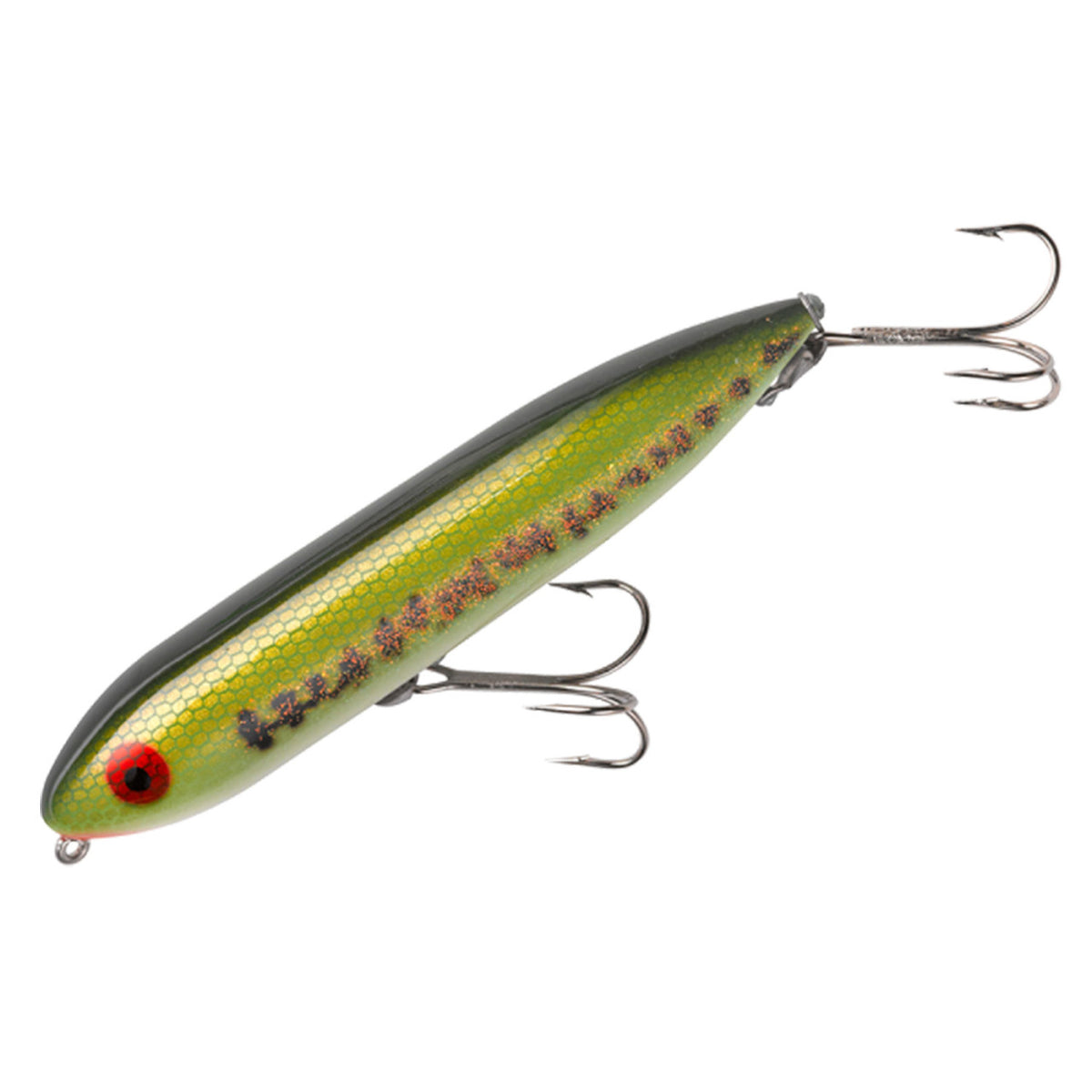 Heddon Original Zara Spook Fishing Lure Image in Flash Bass