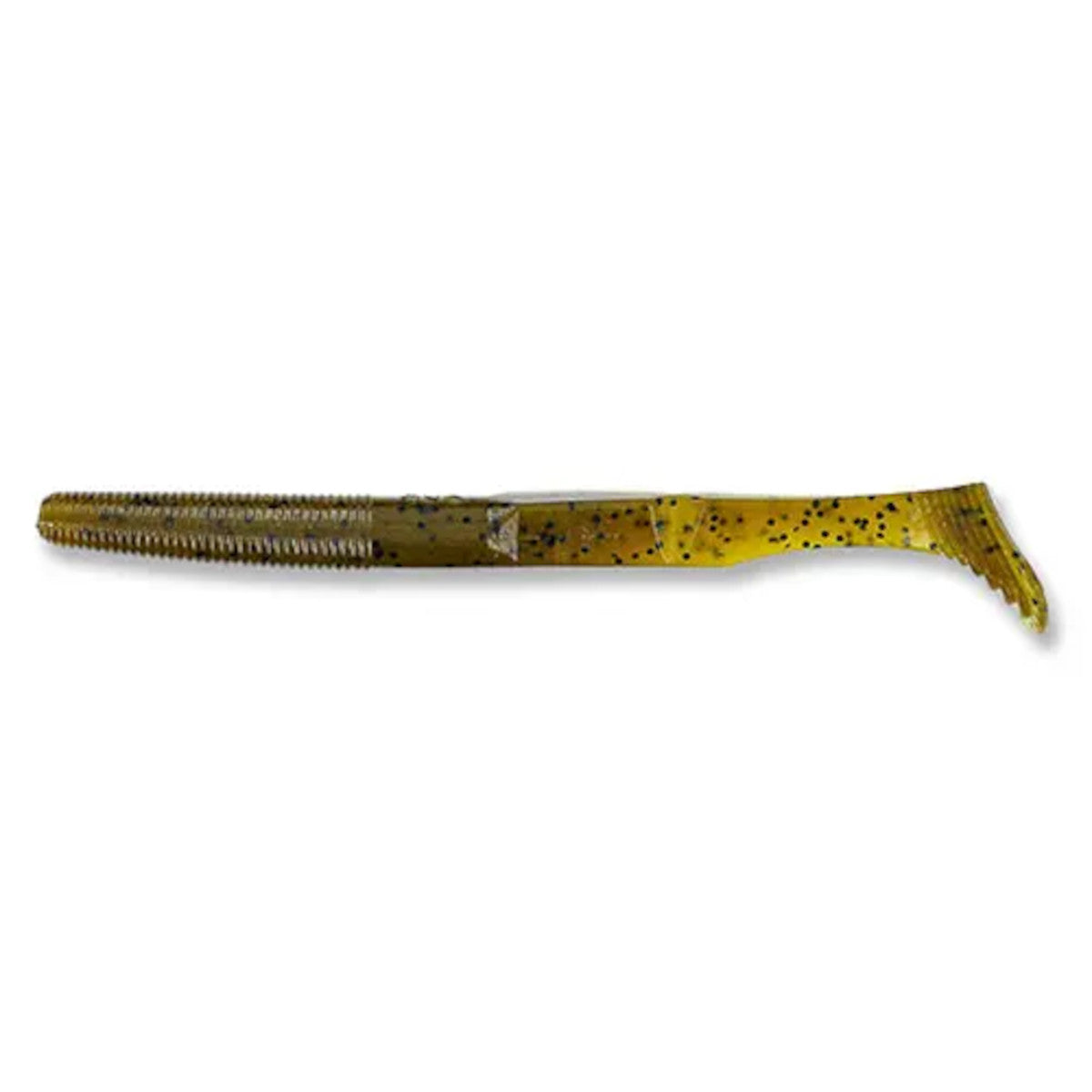 Gary Yamamoto 5" Swimming Senko Product Image Cinnamon Black Purple Flake