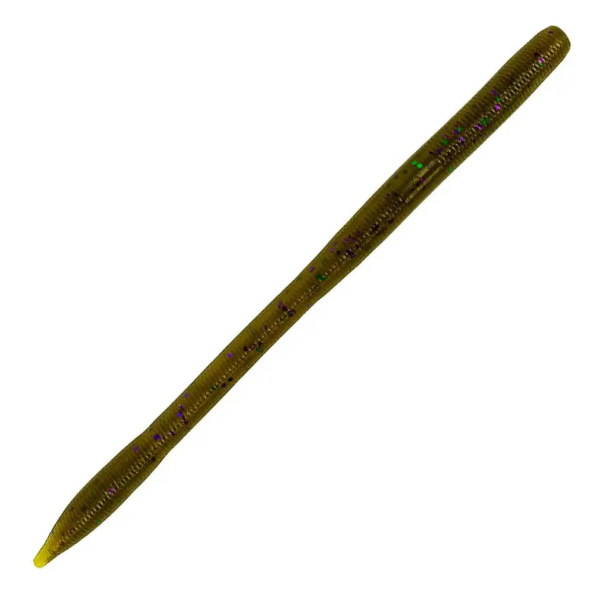 Image of the Sensei Worm in Large Green Purple Flake