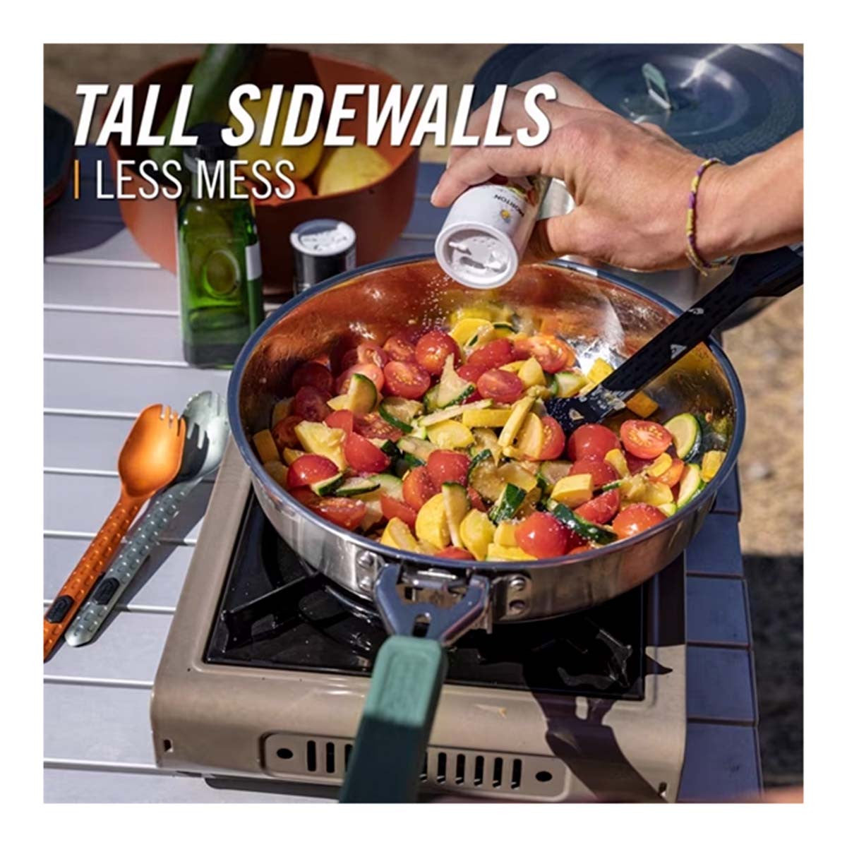 Gerber ComplEAT 16-Piece Camping Cookware Set High Sides Image