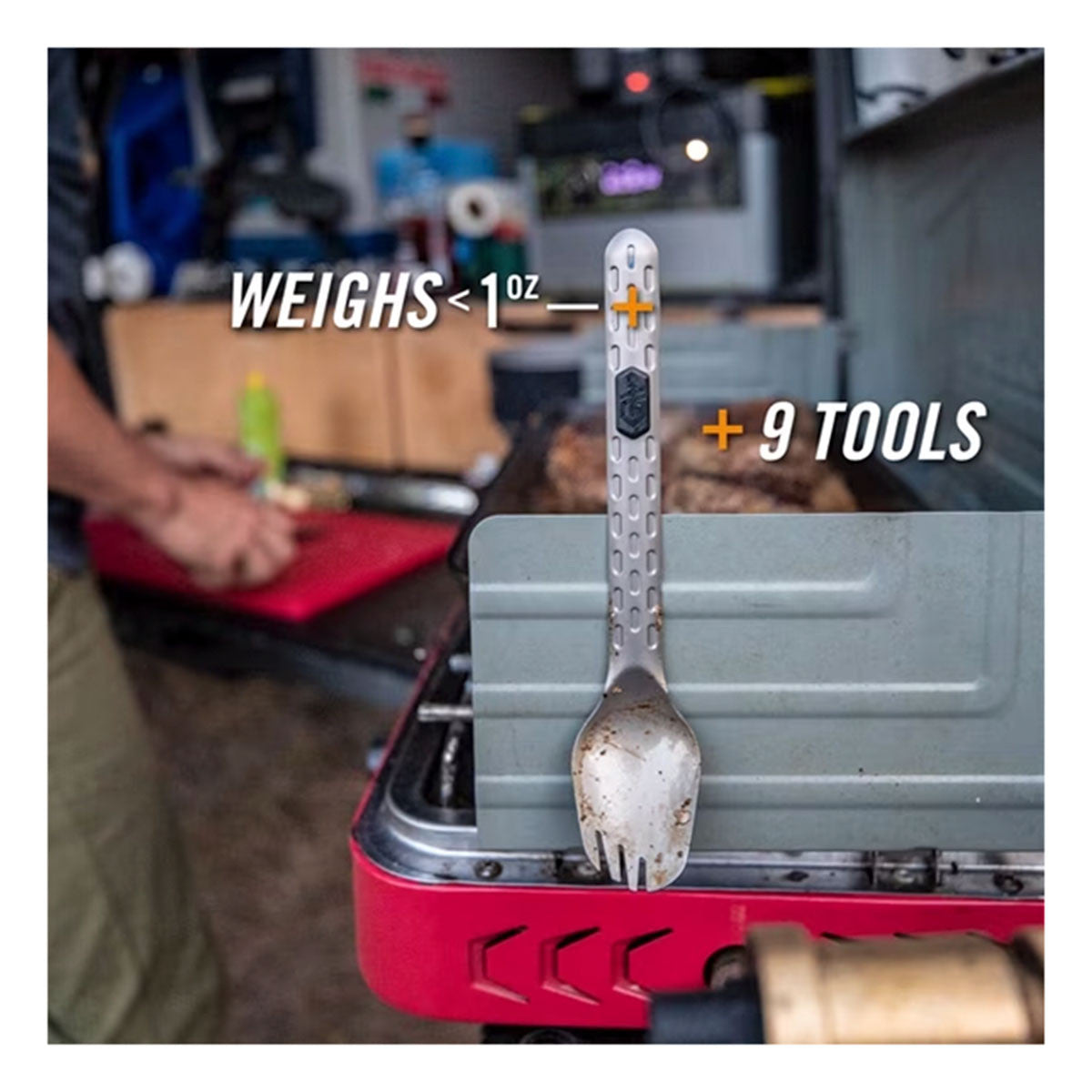 Gerber Gear ComplEAT Devour Titanium Multi-Fork Details Image