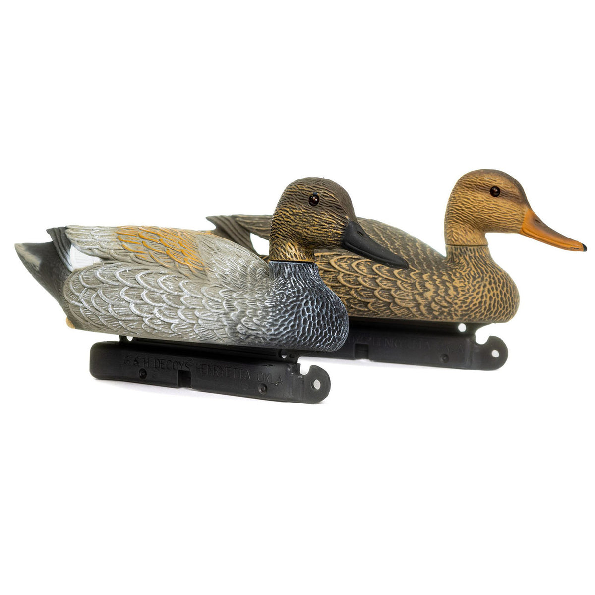 Pair Image of the G&H Decoys Premier Series Gadwall Duck Decoys.