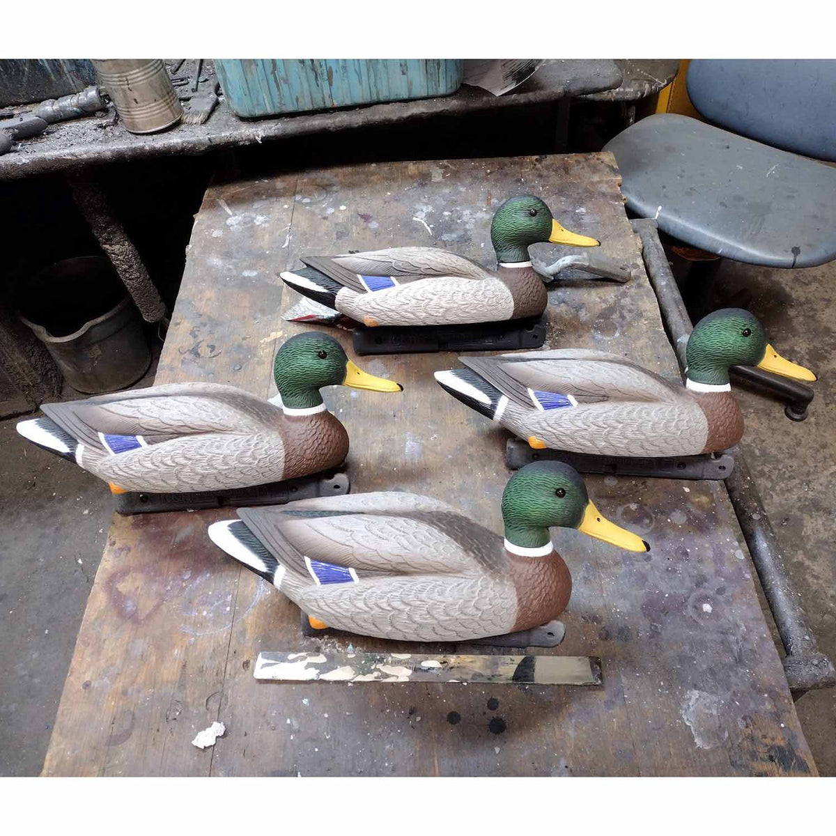 Group Image of the G&H Decoys Mallard Drake Oversize Duck Decoys.