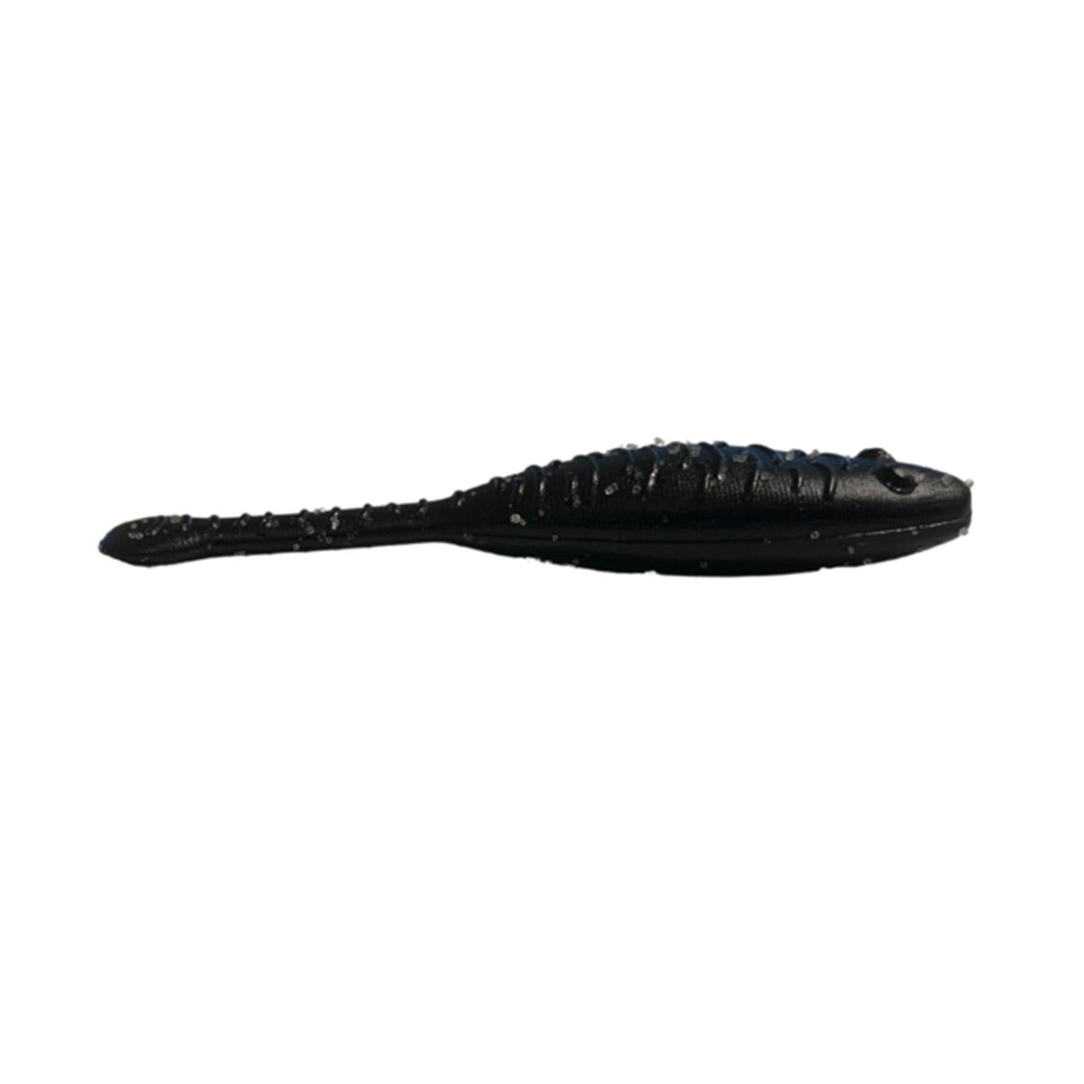 Great Lakes Finesse Flat Cat Soft Bait Image in Matte Black