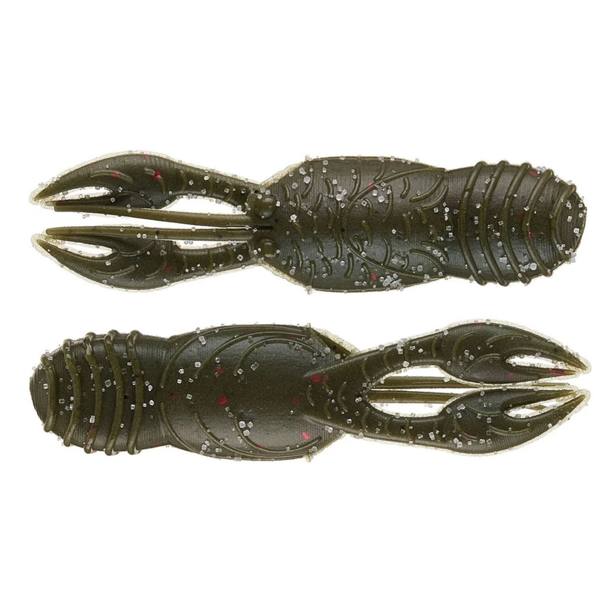 Great Lakes Finesse Juvy Craw Tube Image in Green Pumpkin Red Flake