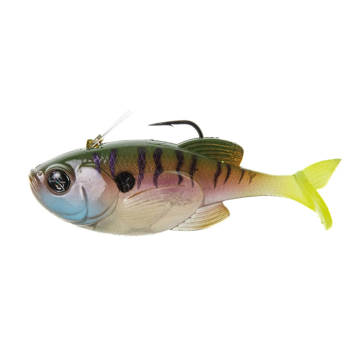Googan Baits Guppy 3.8" Swimbait Image in Ghost Gill