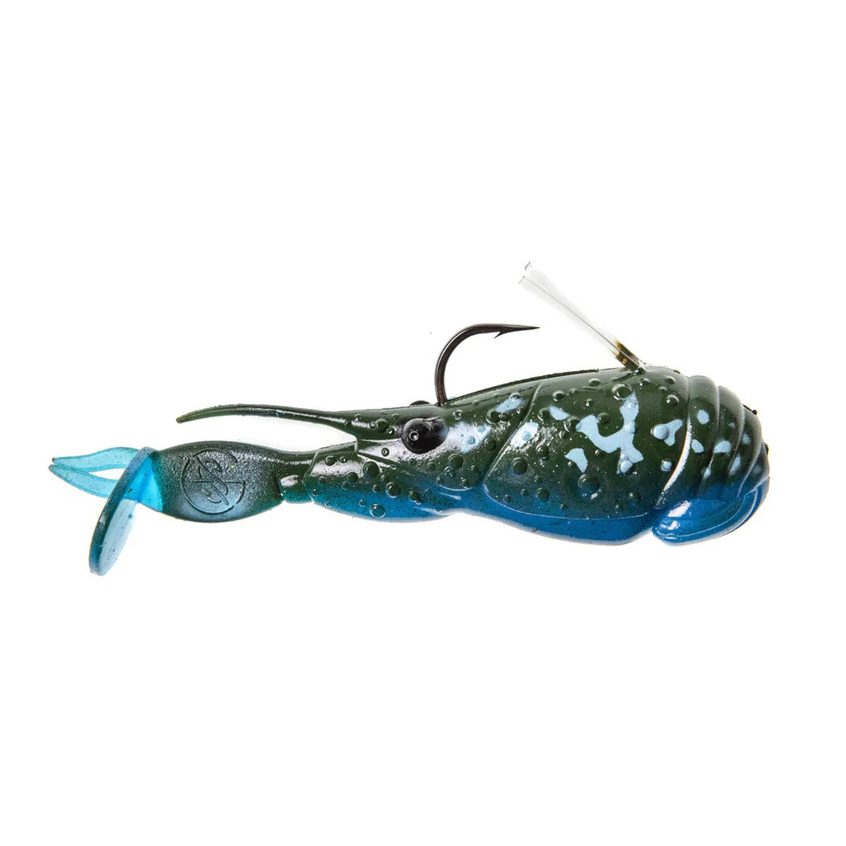 Googan Baits Scuddle Bug 4" Swimbait Image in Green Pumpkin Blue