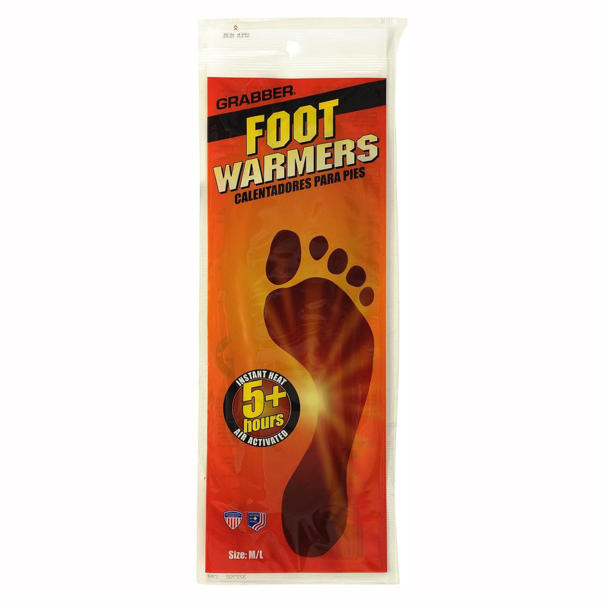 Grabber Medium/Large Foot Warmers, 3 Pair/Pack Image