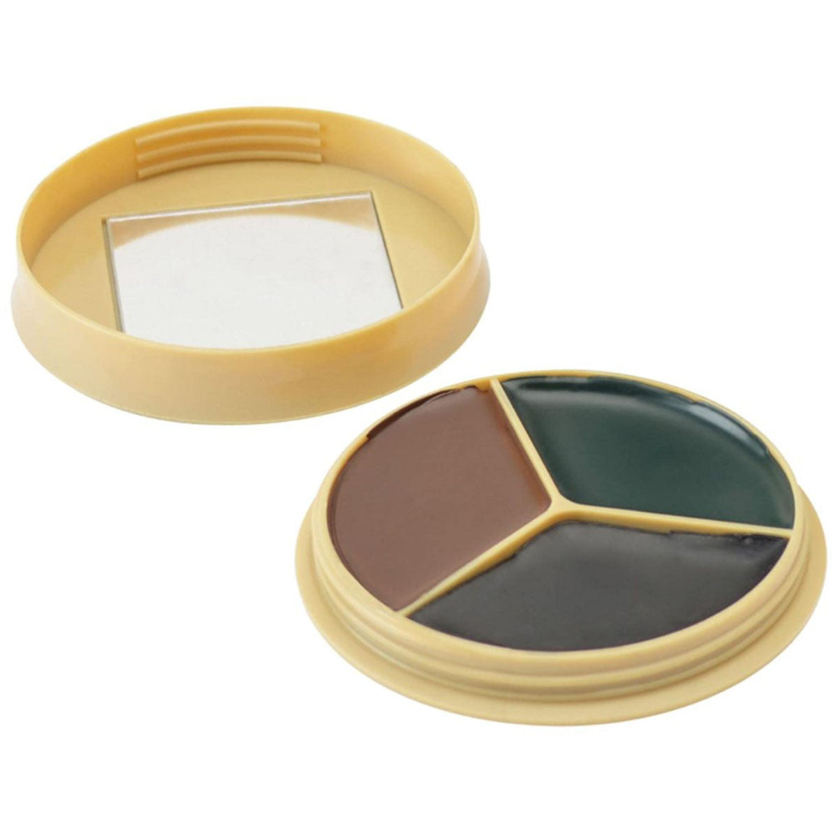 3 Color Camo Face Paint with Mirror