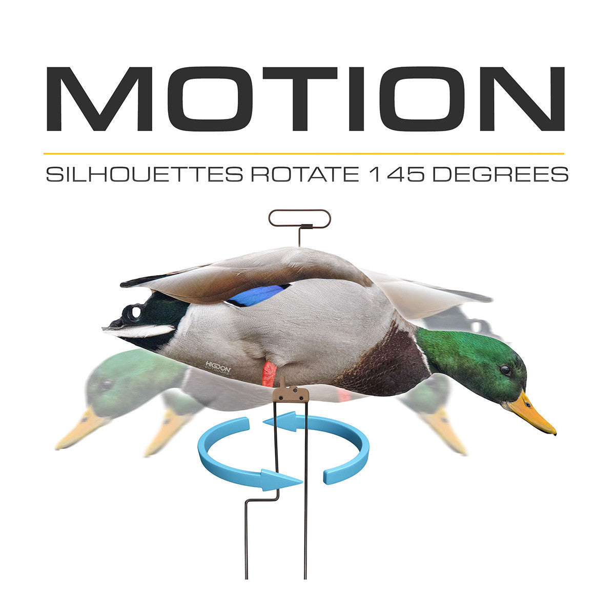 Higdon FLATS Motion Magnum Mallard Silhouette Decoys Image