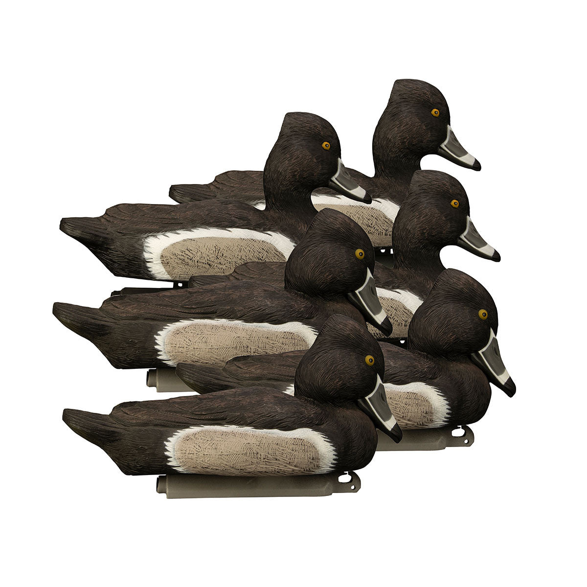 Higdon Outdoors Battleship Ringneck Drake Foam Filled Duck Decoys - 6 Pack Image