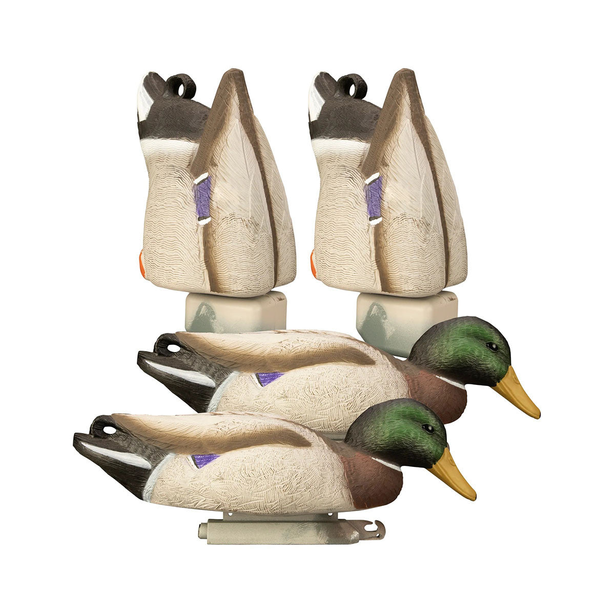 Higdon Magnum Mallard Drake Foam Filled Feeder Decoys 4 Pack Image
