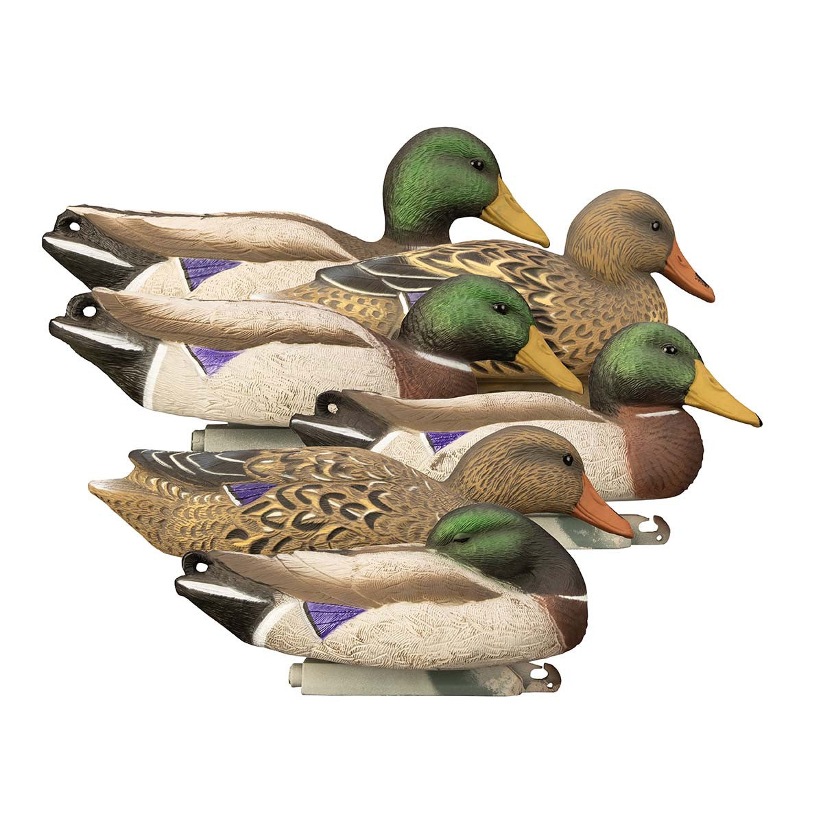 Higdon Outdoors Full-Size Mallard Duck Decoys, 6 Pack Image