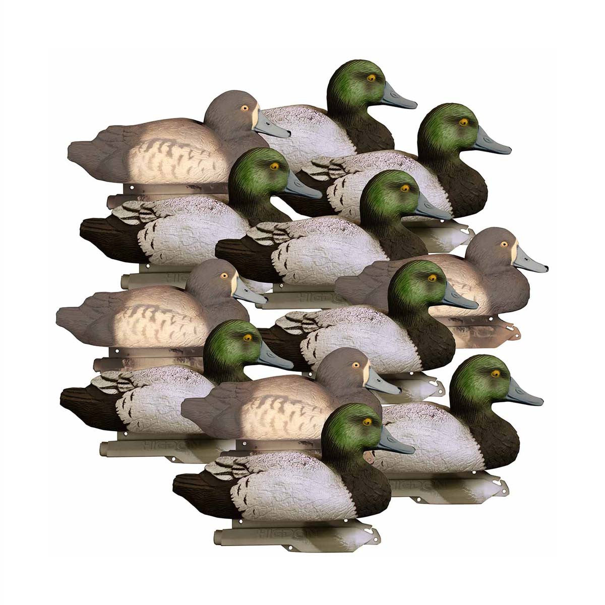 Higdon Outdoors Standard Bluebill Foam-Filled Duck Decoys - 12 Pack Image