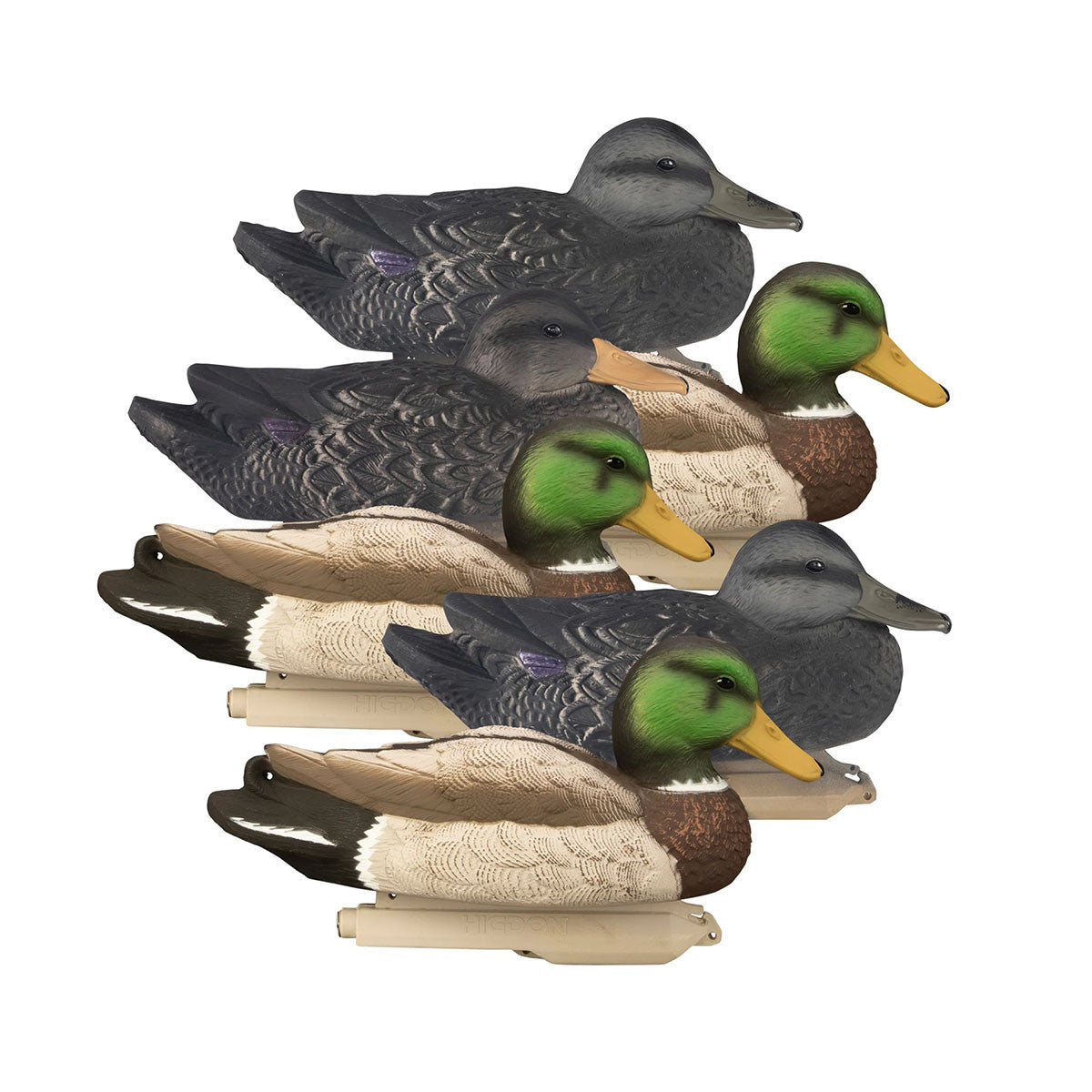 Higdon Standard Size Powers' Pack Foam-Filled Duck Decoys 6 Pack Image