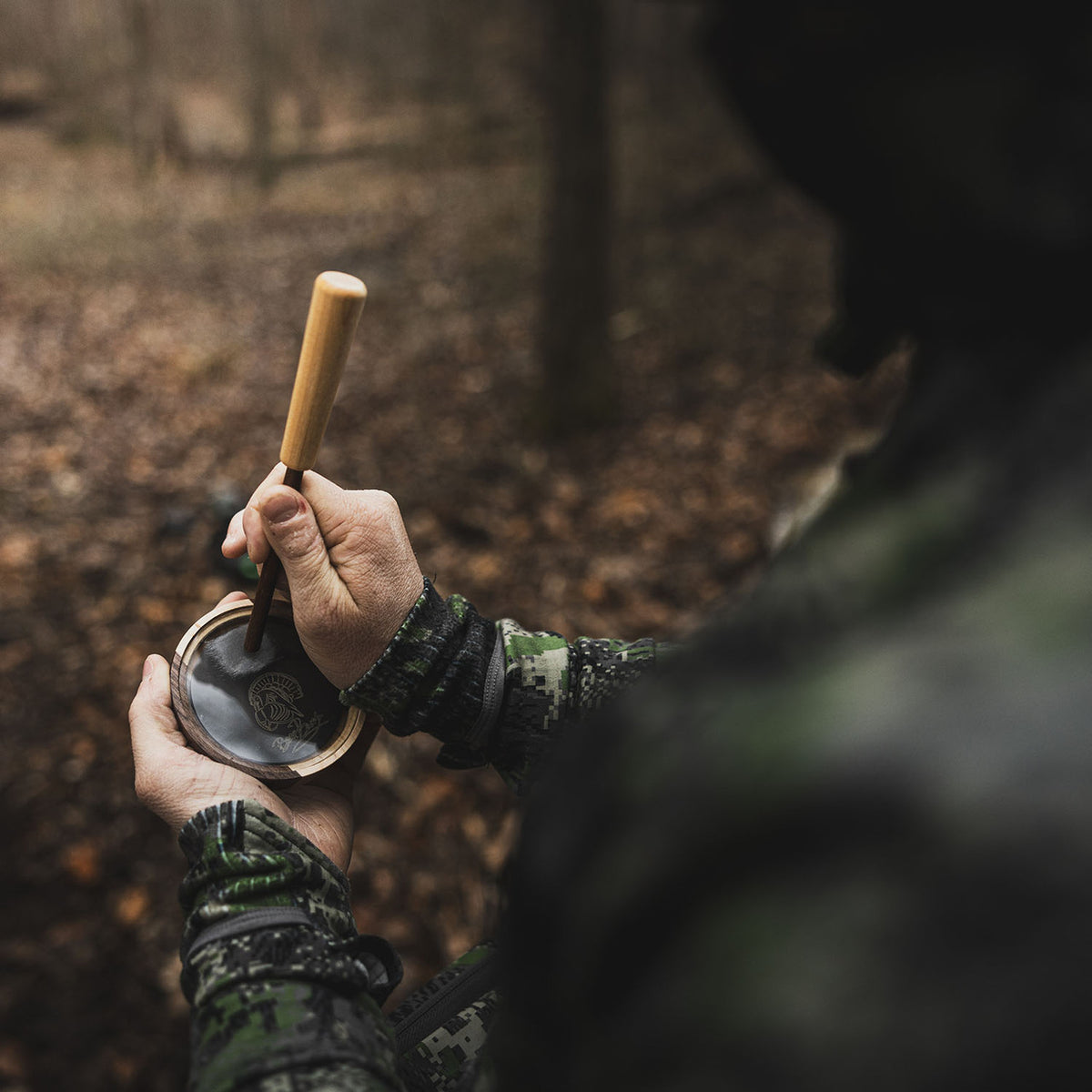 Mood Image of the Power Calls Beau Brooks Signature Pot Call.