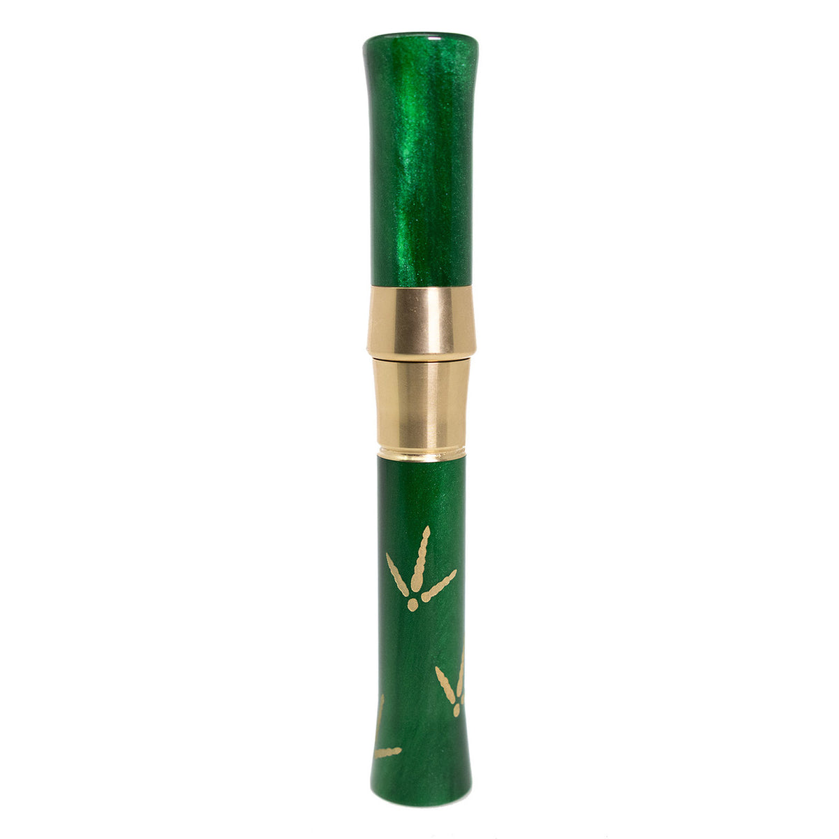 Back Image of the Power Calls Beau Brooks Signature Series Green Pearl Turkey Gobble Tube.