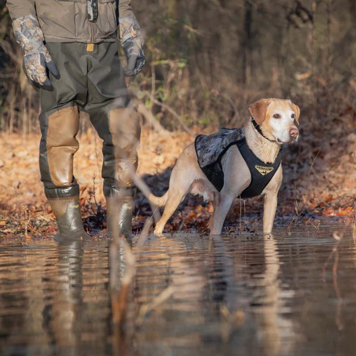 MOmarsh VersaVest Flotation Replacement Dog Vest Panel, Optifade Marsh Field Image