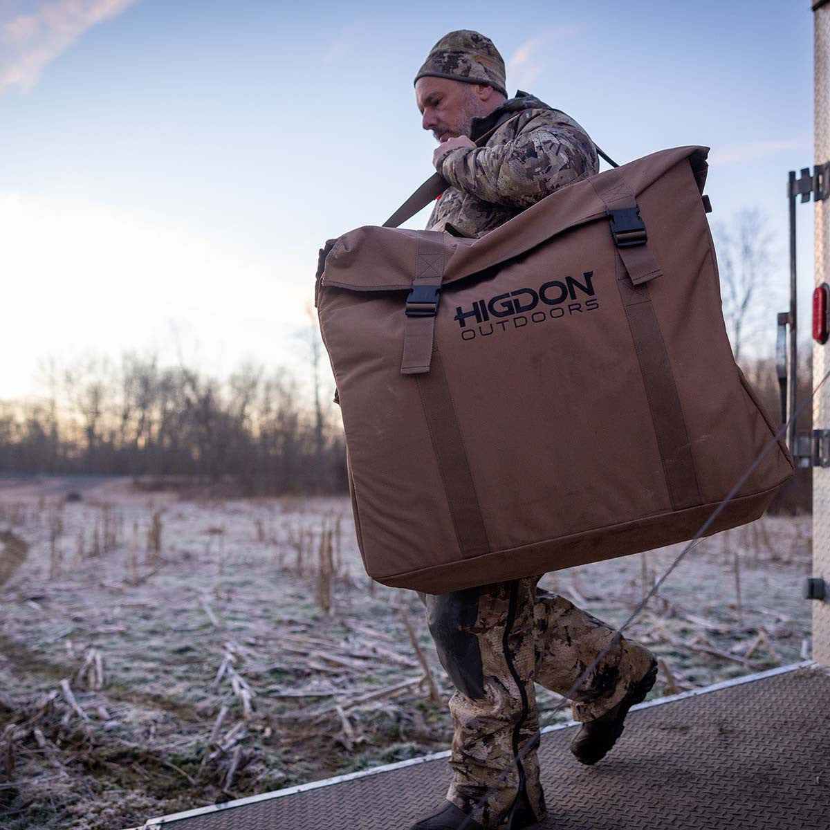 Higdon Outdoors FLATS Silhouette Decoy Bag In-the-Field Image