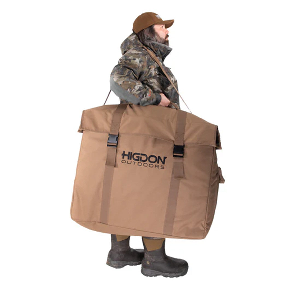 Higdon Outdoors FLATS Silhouette Decoy Bag Carrying Image