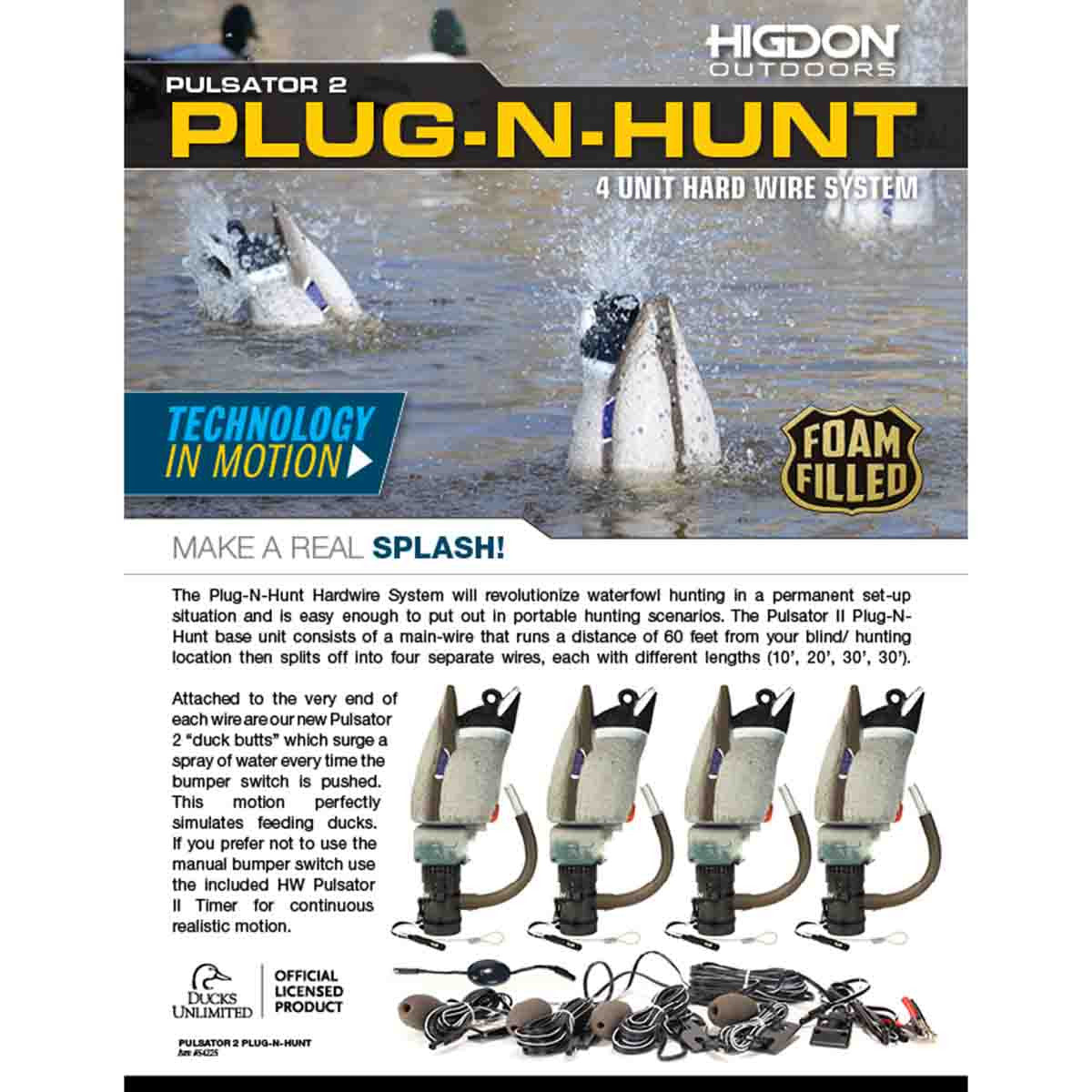 Pulsator 2, Plug N Hunt, 4 Unit Hardwire System