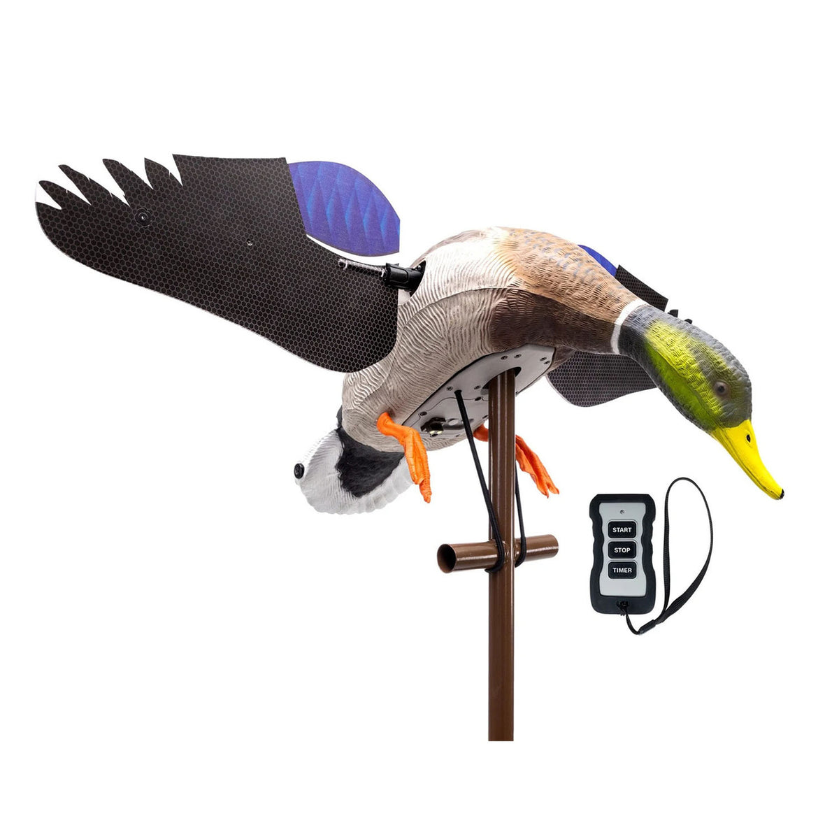 Higdon Outdoors Flasher PRO Mallard Drake Motion Duck Decoy with Remote Image