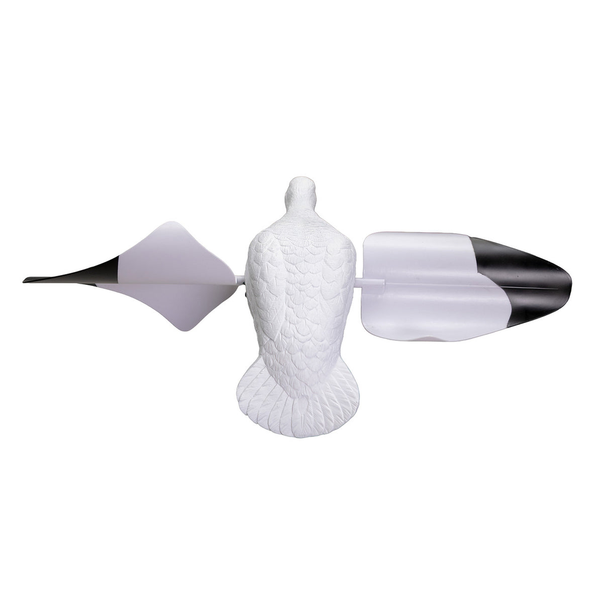Back Image of the Higdon Outdoors Flasher Flyer Breeze Spinning Wing Snow Goose Decoy.
