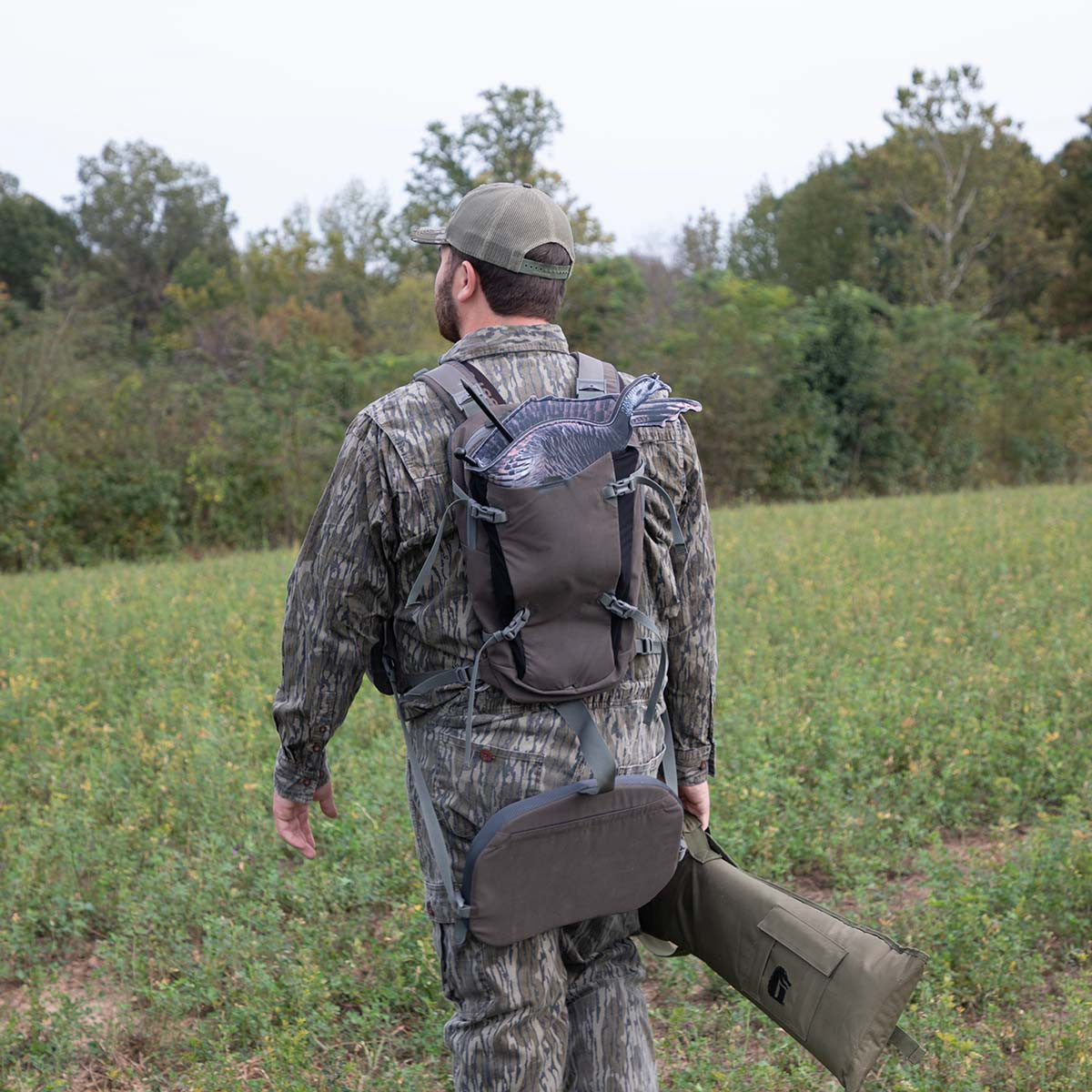 Higdon Outdoors FLEX Feeder Hen Silhouette Turkey Decoy Field Image