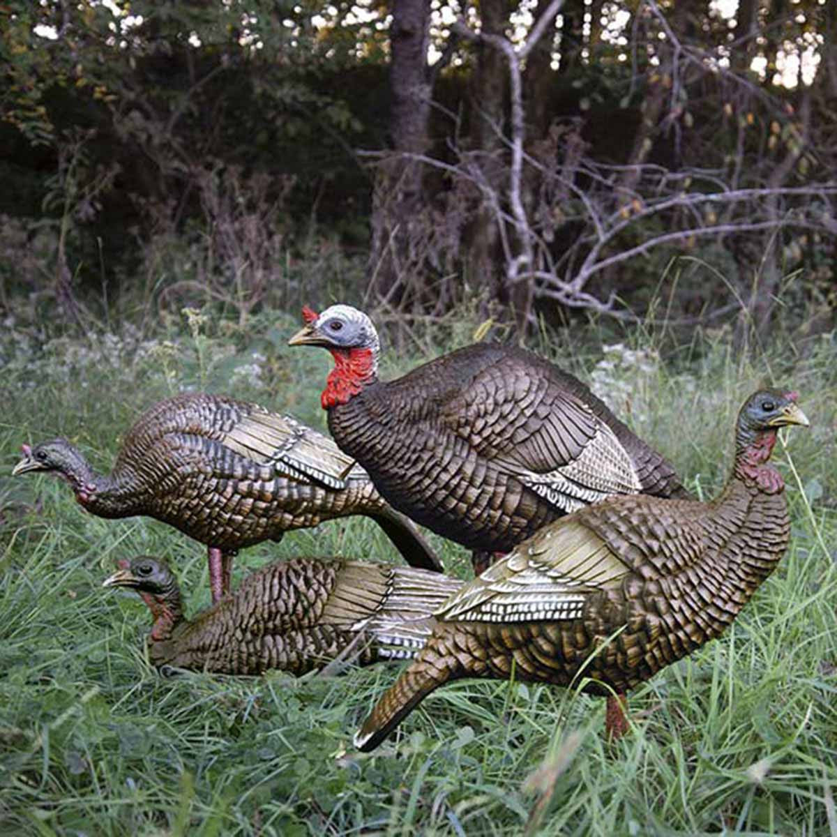 Higdon Hard Body Upright Hen Turkey Decoy Field Image