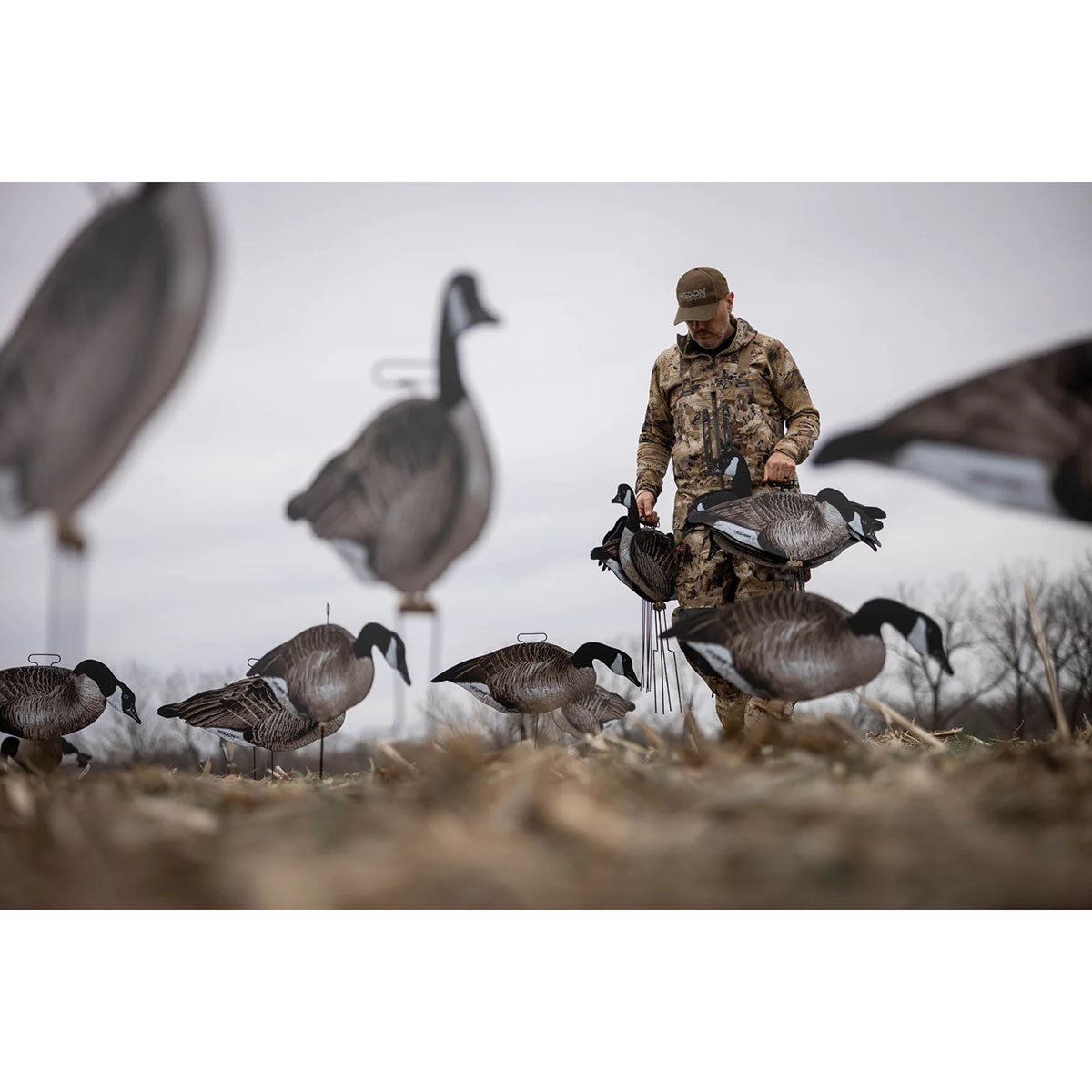 Higdon FLATS Magnum Canada Goose Motion Silhouette Decoys Image