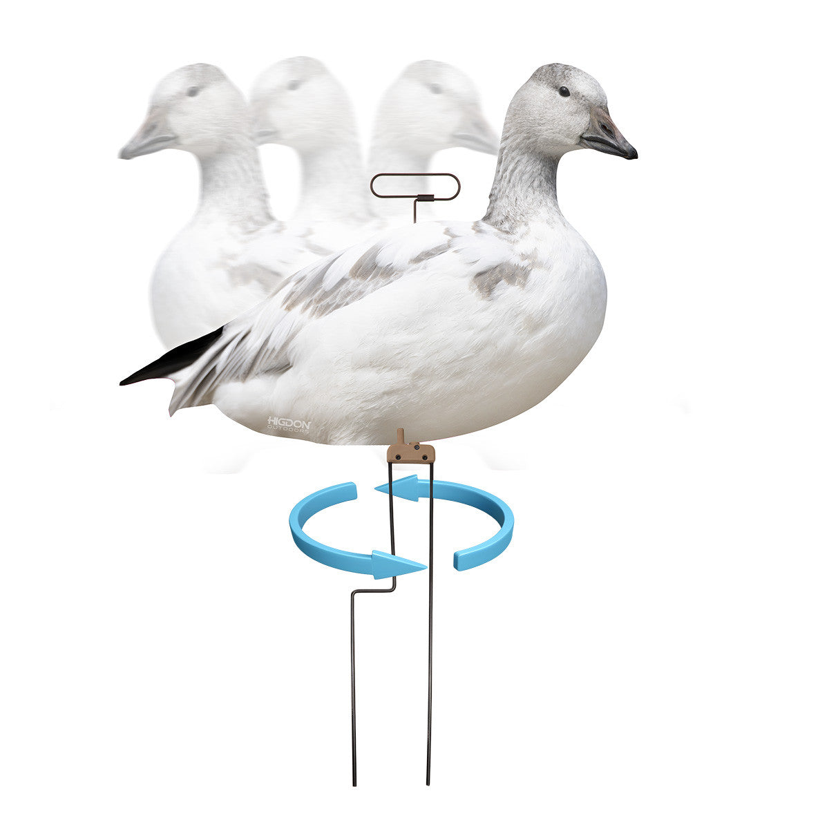 Higdon FLATS Magnum Snow/Juvie Motion Silhouette Goose Decoy Walker Motion Image
