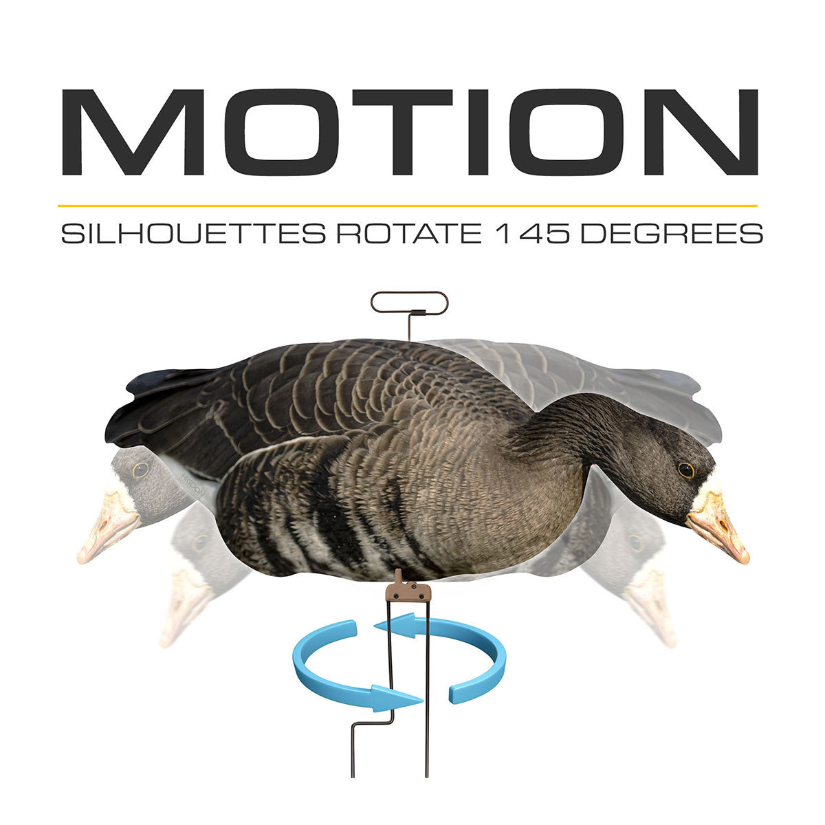 Higdon FLATS Specklebelly Goose Motion Silhouette Decoys Motion Image