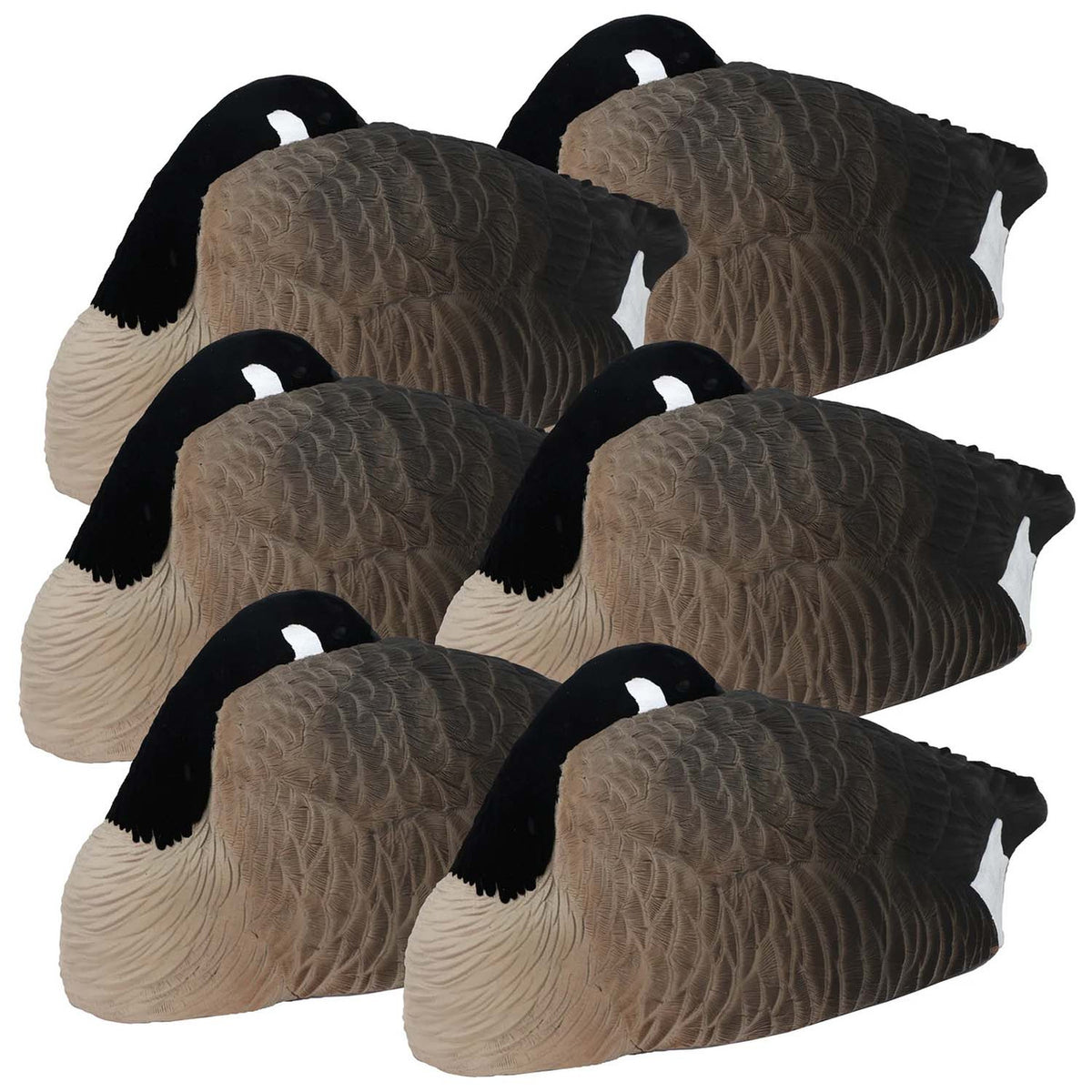 Higdon Outdoors Alpha Half-Shell Sleeper Canada Goose Decoys with Flocked Heads 6 Pack Image