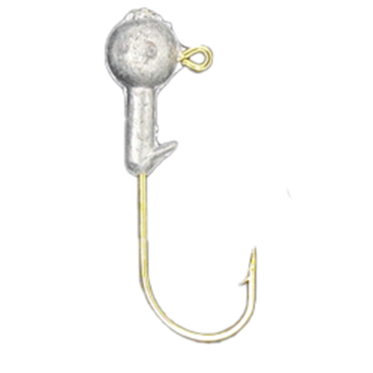 Head Hunter Lures Round Head Unpainted Gold Hook Sample Image
