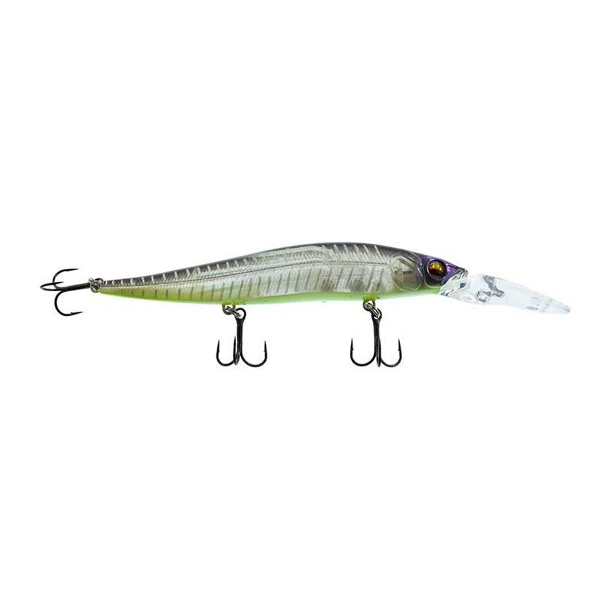 Image of Head Hunter Lures Deep Diving Suspending Jerkbait in Herring Bone Chartreuse