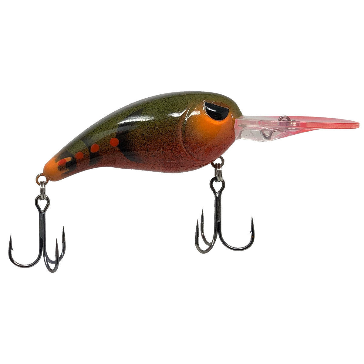 Head Hunter Firetail Craw Crankbait Image in Avocado Craw Avacado Craw