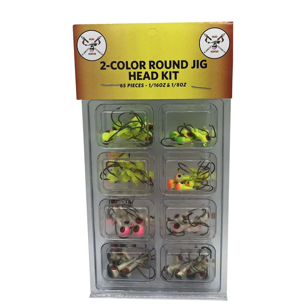 Head Hunter 2-Color Round Jig Head Kit