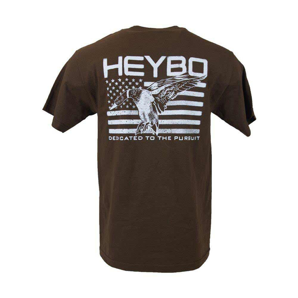 Heybo Mallard Flag Short Sleeve in Coffee
