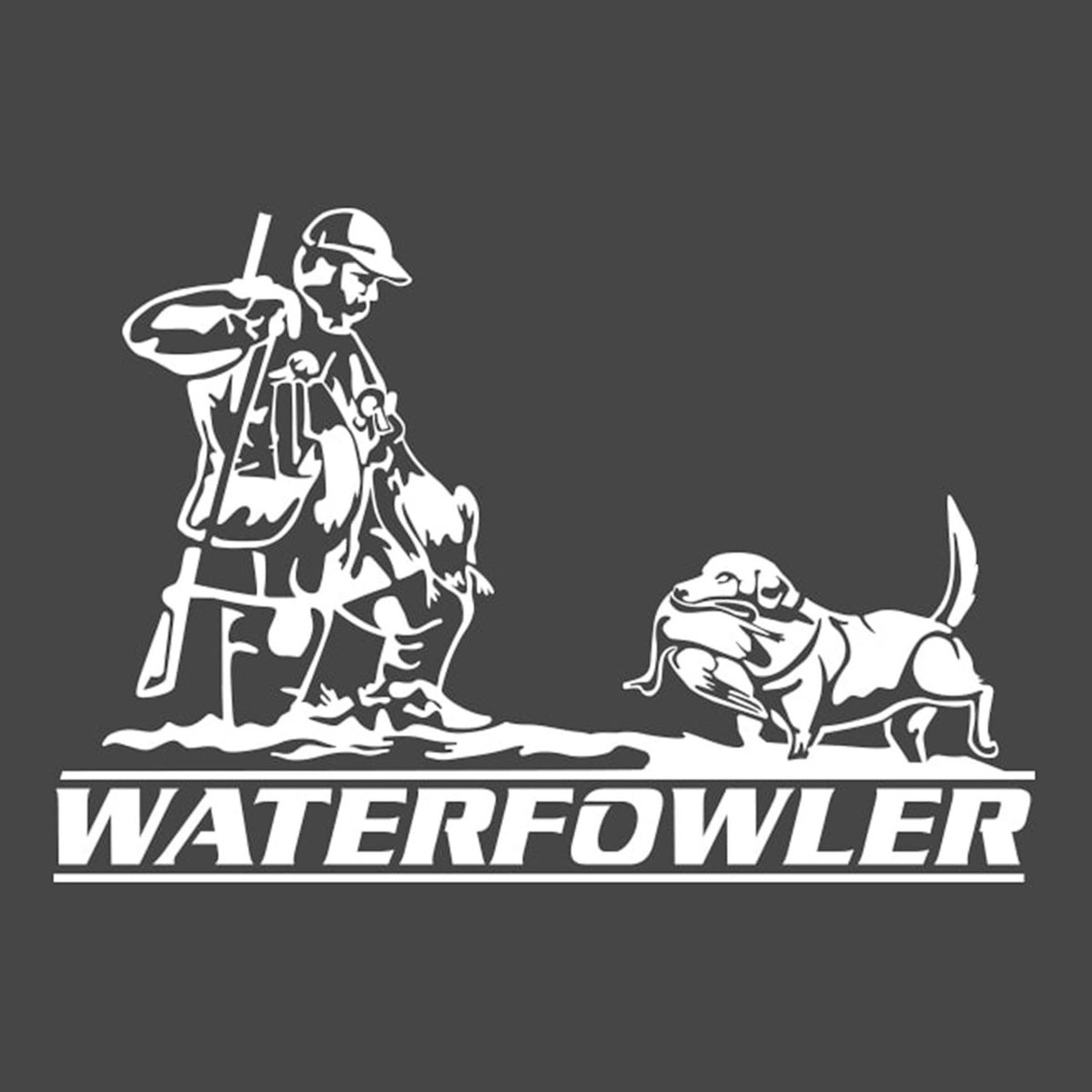Hunters Image Waterfowler Mans Best Friend Decal