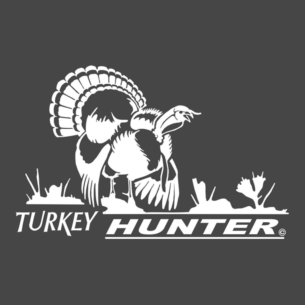 Hunters Image Turkey Hunter Window Decal Image