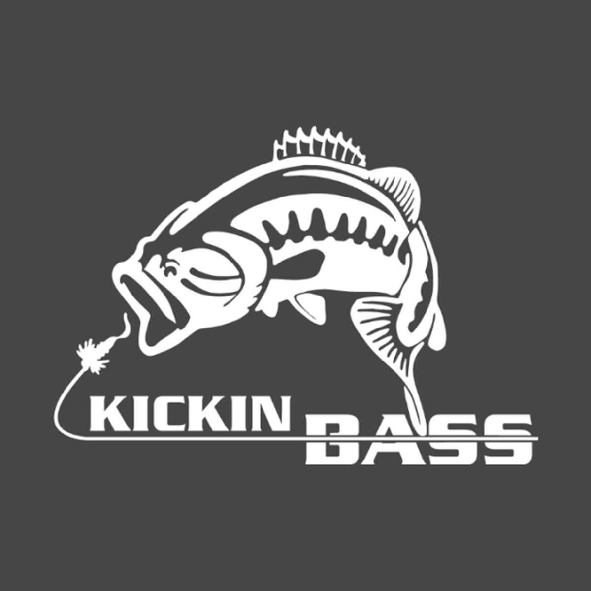 Hunters Image Kickin Bass Decal