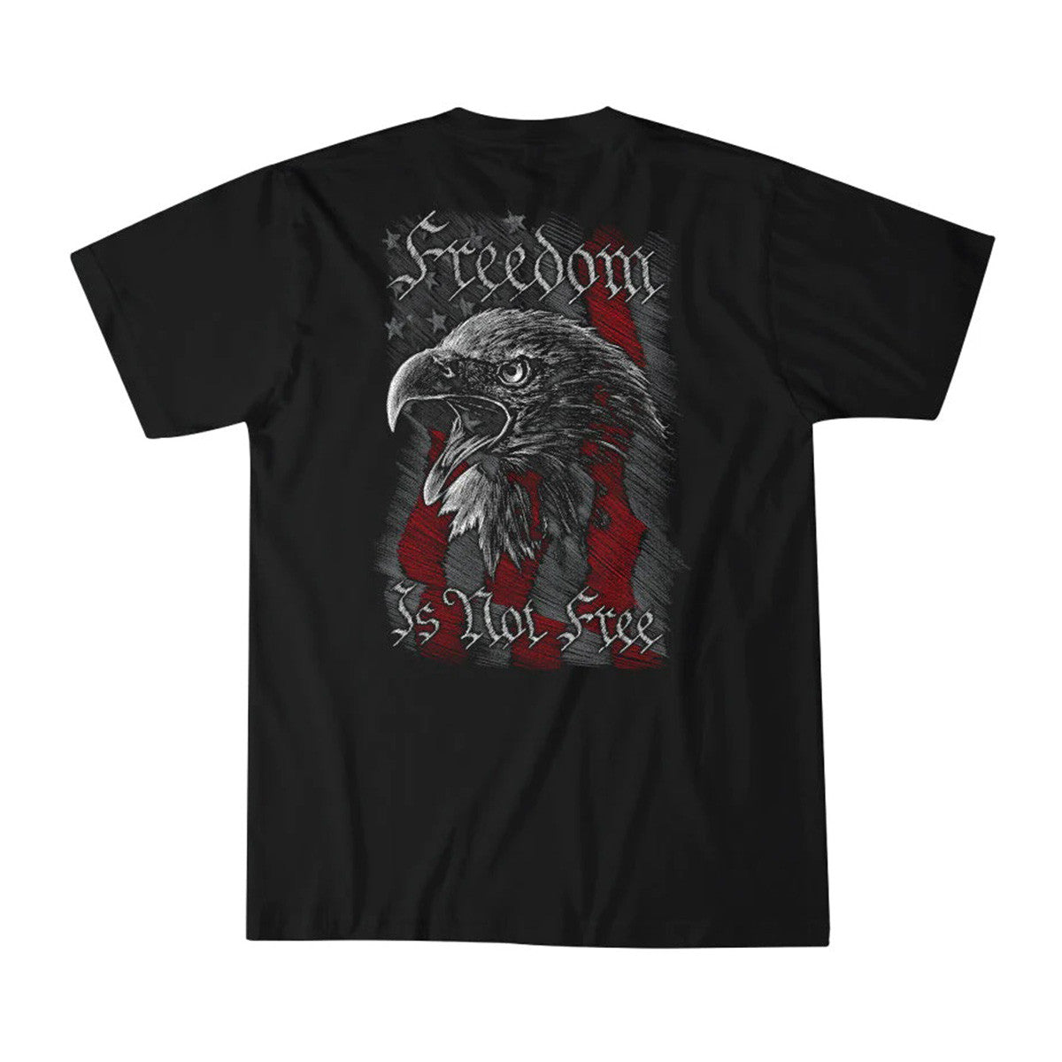 Howitzer Freedom Sketch Short-Sleeve T-Shirt Back Image