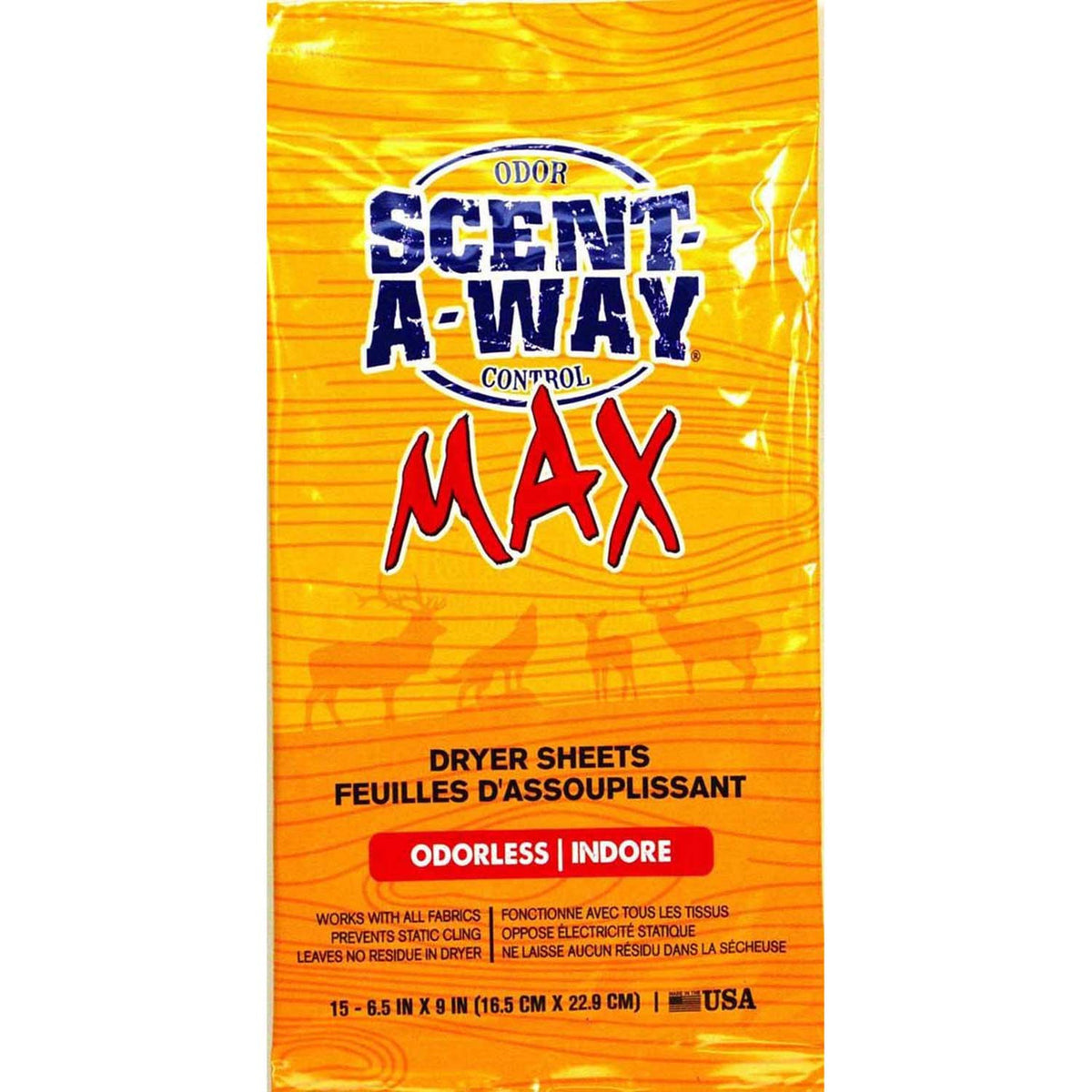 Hunters Specialties Odorless Scent-A-Way Max Dryer Sheets image
