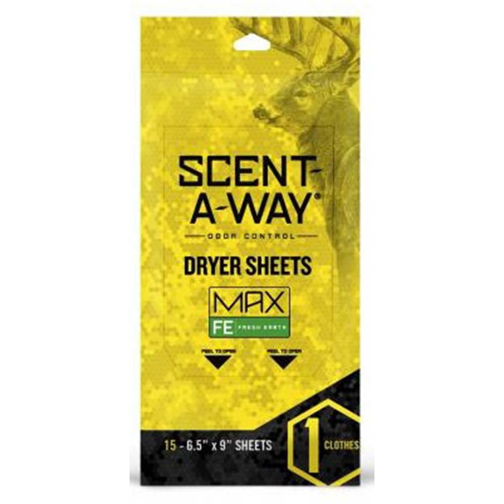 Scent-A-Way Max Fresh Earth Dryer Sheets, 15 Pack