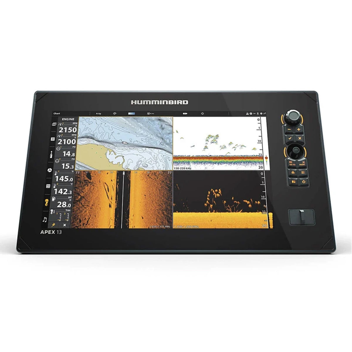 Humminbird APEX 13" Mega SI+ Chartplotter Main Image