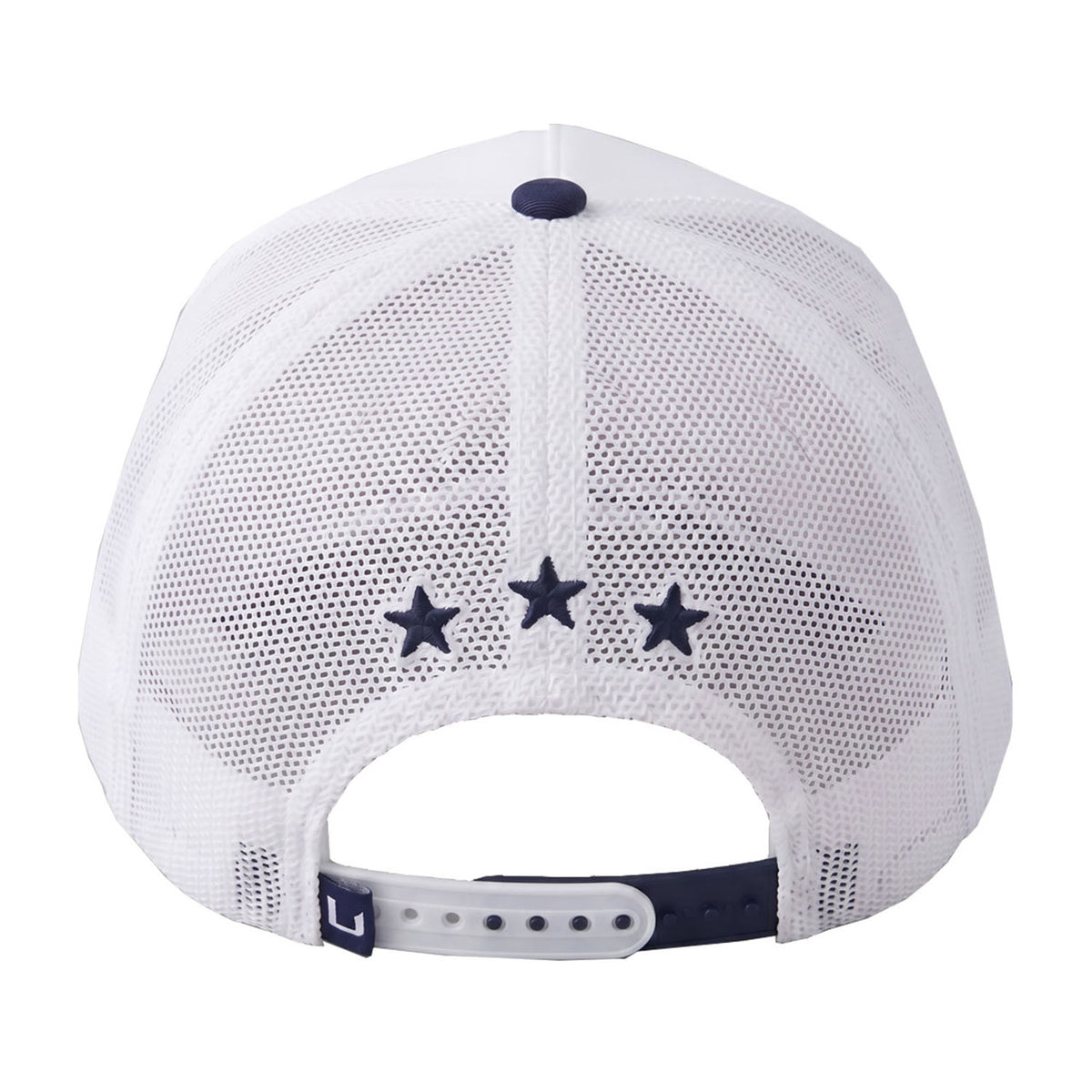 Back Image of the Huk United 110 Foam Trucker Hat.