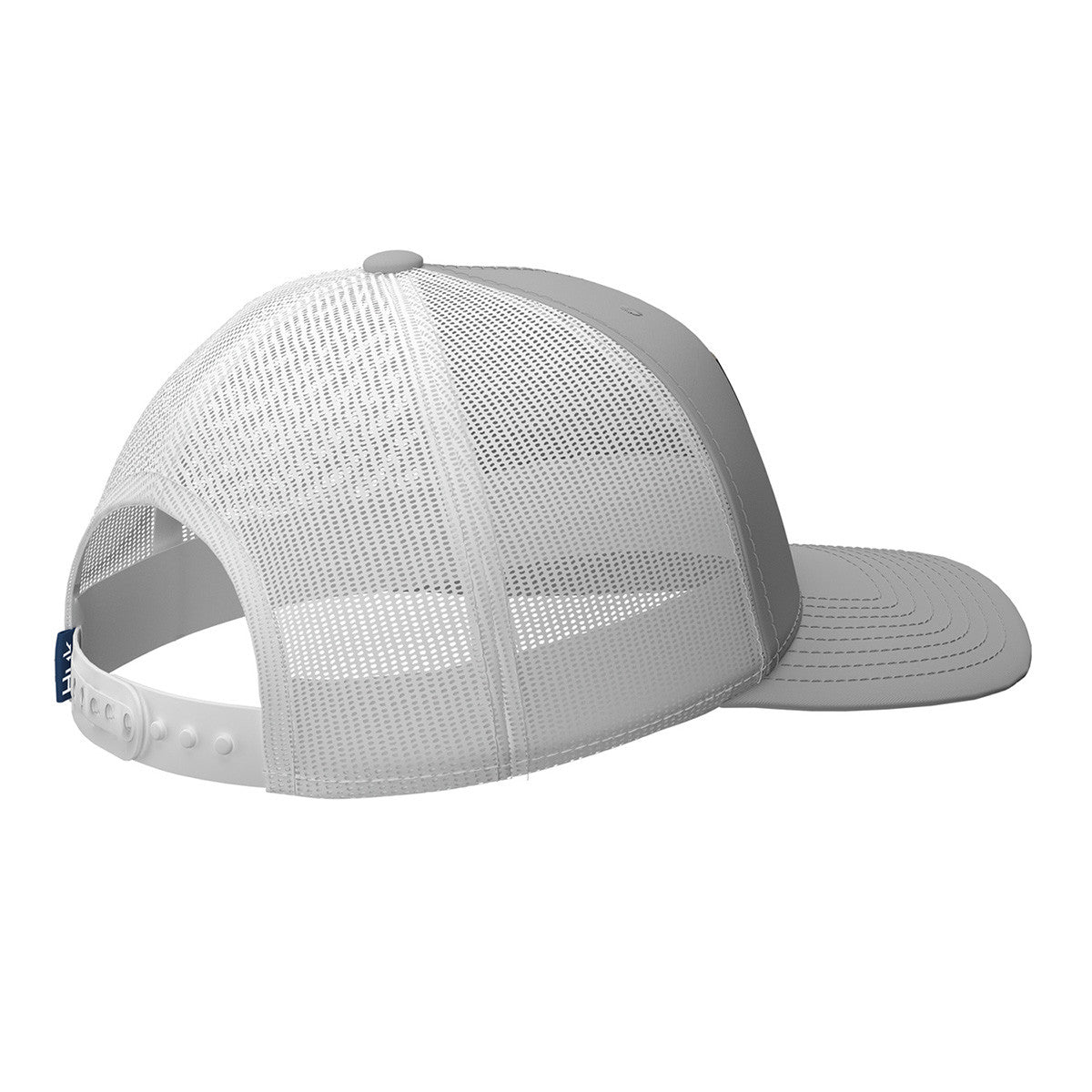 Huk Side Arm Trucker Hat Back Image in Harbor Mist