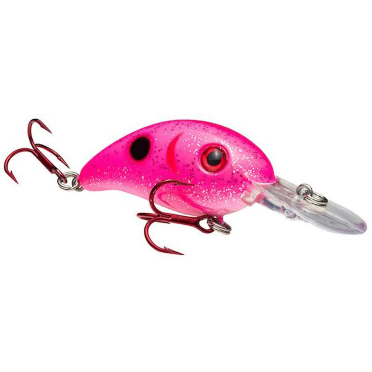 Strike King Slab-Hammer M3 Series Mini Crappie Crankbaits Image in Hot Pink Glitz