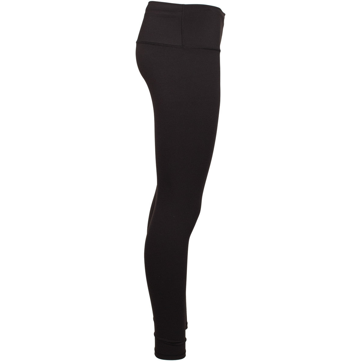 Side image of Rogers Sporting Goods Women's Luna 26" Leggings in Black.