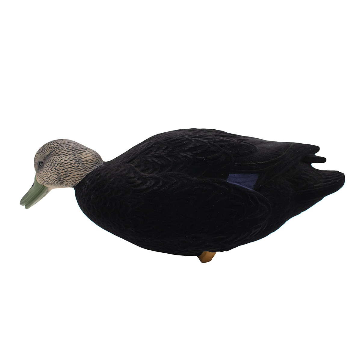 Final Approach LIVE Flocked Full Body Black Duck Decoys